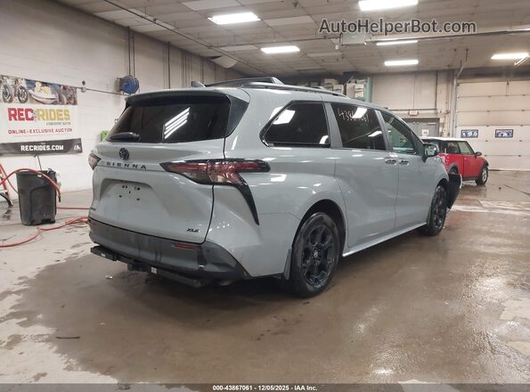 5TDCSKFC8SS166836 2025 TOYOTA SIENNA Gray Tył prawy