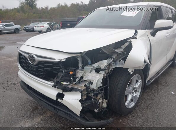 5TDCZRAH3LS021437 2020 TOYOTA HIGHLANDER Белый Вид спереди