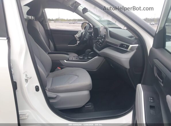 5TDCZRAH3LS021437 2020 TOYOTA HIGHLANDER Белый Вид салона спереди