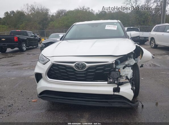 5TDCZRAH3LS021437 2020 TOYOTA HIGHLANDER Белый Вид щитка приборов