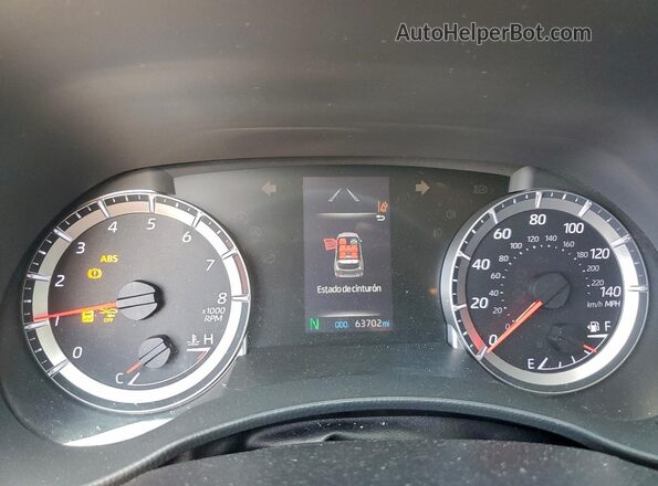 5TDCZRAH8MS051065 2021 TOYOTA HIGHLANDER Gray Սարքավորումների վահանակի տեսք
