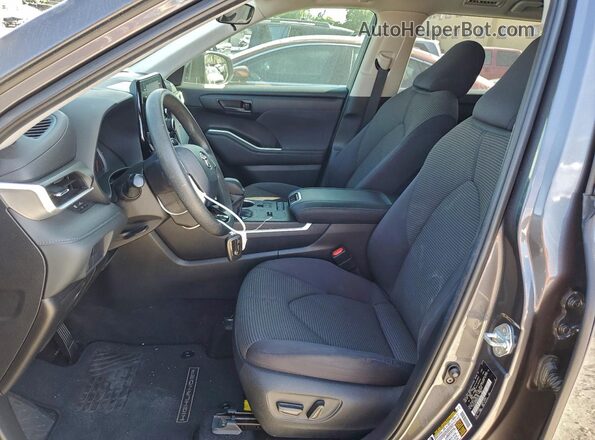 5TDCZRAH8MS051065 2021 TOYOTA HIGHLANDER Gray Սալոնի դիմացի տեսք