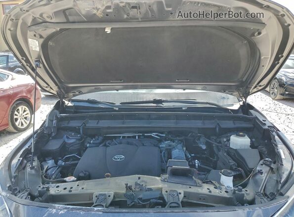 5TDCZRAH8MS051065 2021 TOYOTA HIGHLANDER Gray Շարժիչի բաժամունքի տեսք