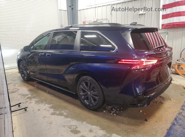5TDDRKEC7MS004541 2021 TOYOTA SIENNA Синий Задняя левая четверть