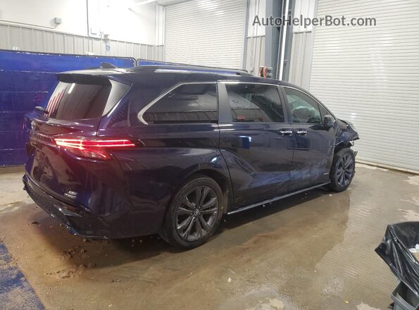 5TDDRKEC7MS004541 2021 TOYOTA SIENNA Синий Задняя правая четверть