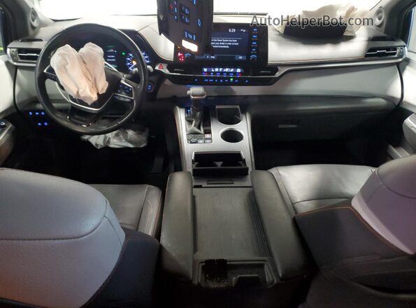 5TDDRKEC7MS004541 2021 TOYOTA SIENNA Синий Вид панели приборов