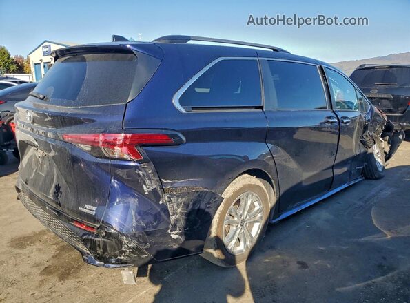 5TDDSKFC1MS023847 2021 TOYOTA SIENNA Синий Задняя правая четверть