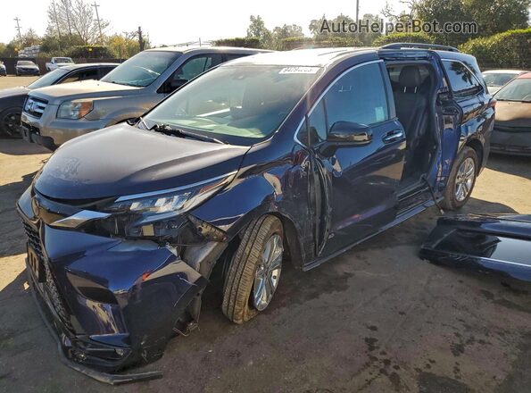 5TDDSKFC1MS023847 2021 TOYOTA SIENNA Синий Передняя левая четверть