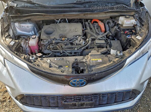 5TDDSKFC2MS025722 2021 TOYOTA SIENNA Серебряный Вид подкапотного пространства