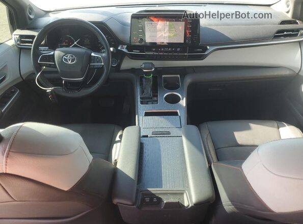 5TDDSKFC6MS002427 2021 TOYOTA SIENNA Синий Вид панели приборов