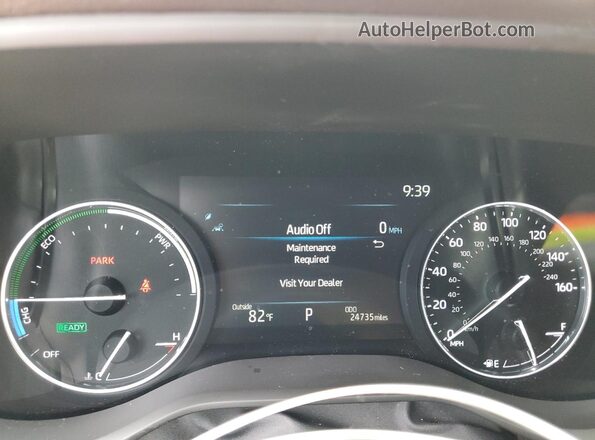5TDESKFC6PS084443 2023 TOYOTA LIMITED White Vista del cuadro de instrumentos