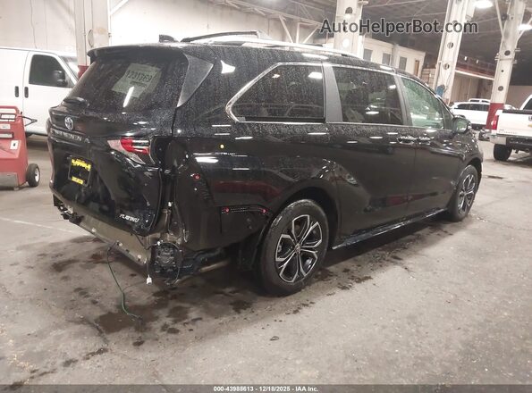 5TDESKFC9SS214563 2025 TOYOTA SIENNA Black Հետևի աջ