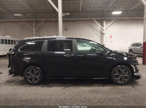 5TDESKFC9SS214563 2025 TOYOTA SIENNA Black Սալոնի 360 աստիճան տեսք