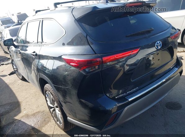 5TDFARAH4PS017410 2023 TOYOTA HIGHLANDER HYBRID Black Rear left