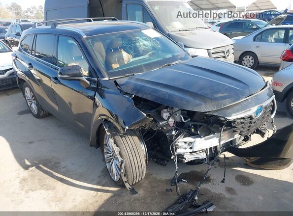 5TDFARAH4PS017410 2023 TOYOTA HIGHLANDER HYBRID Black Front right