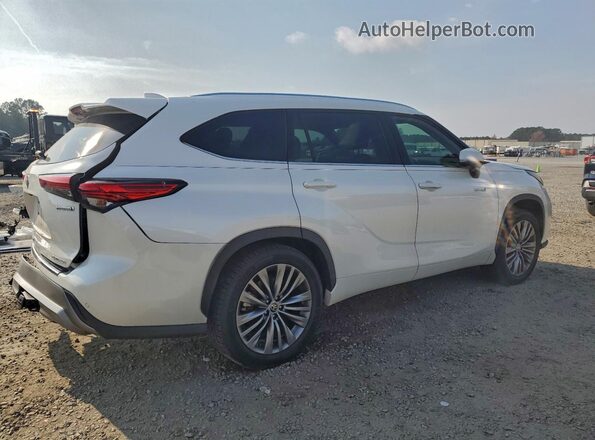 5TDFARAHXLS003408 2020 TOYOTA HIGHLANDER HYBRID Белый Задняя правая четверть