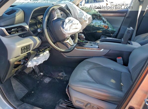 5TDFARAHXMS010988 2021 TOYOTA HIGHLANDER HYBRID Серебряный Вид салона спереди