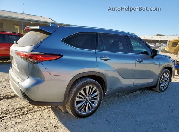 5TDFZRBH8LS050637 2020 TOYOTA HIGHLANDER Silver Հետևի աջ