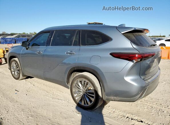 5TDFZRBH8LS050637 2020 TOYOTA HIGHLANDER Silver Հետևի ձախ