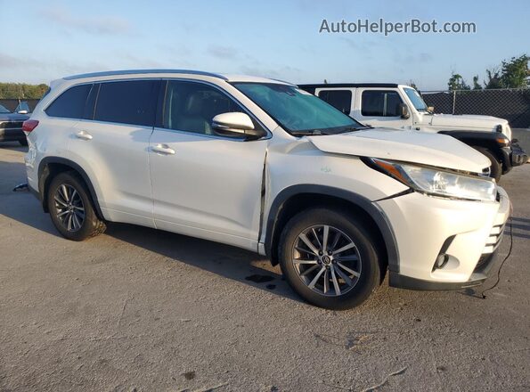5TDJZRFH1HS514329 2017 TOYOTA HIGHLANDER Белый Передняя правая четверть