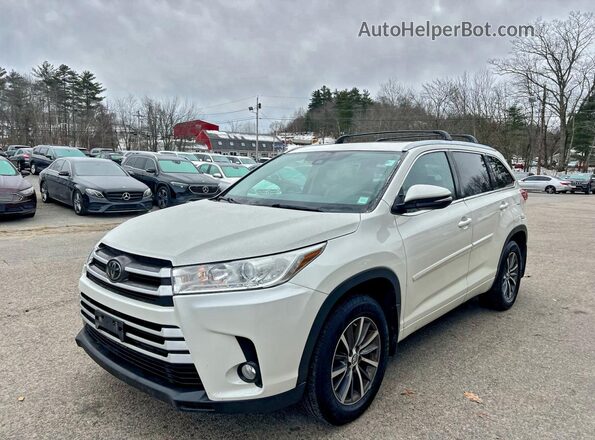 5TDJZRFH1JS543142 2018 TOYOTA HIGHLANDER White Tył prawy