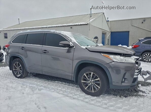 5TDJZRFH1JS557848 2018 TOYOTA HIGHLANDER Gray წინა მარჯვენა