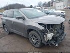 2018 Toyota Highlander Se Gray vin: 5TDJZRFH3JS546625