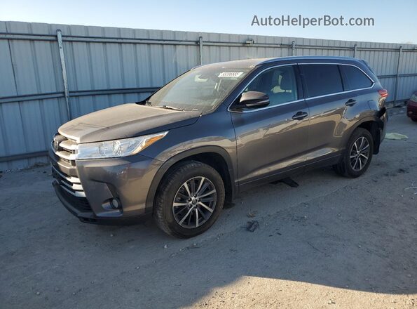 5TDJZRFH6JS854565 2018 TOYOTA HIGHLANDER Gray Przód lewy