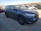 2018 Toyota Highlander Se Gray vin: 5TDJZRFH6JS854565