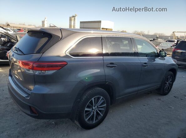 5TDJZRFH6JS854565 2018 TOYOTA HIGHLANDER Gray Tył prawy