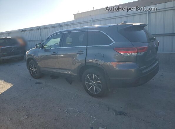 5TDJZRFH6JS854565 2018 TOYOTA HIGHLANDER Gray Tył lewy