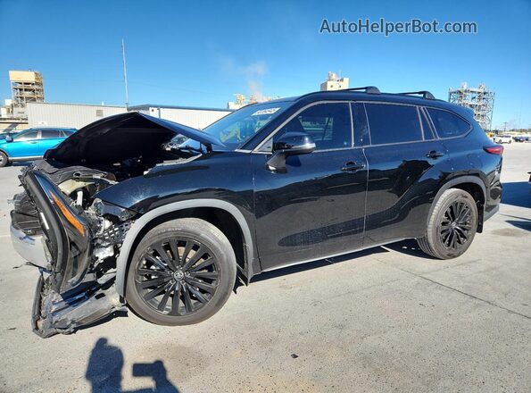 5TDKDRAH4PS511126 2023 TOYOTA HIGHLANDER Black Przód lewy