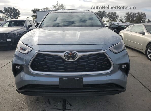 5TDKDRBH0PS505810 2023 TOYOTA HIGHLANDER Синий Вид спереди