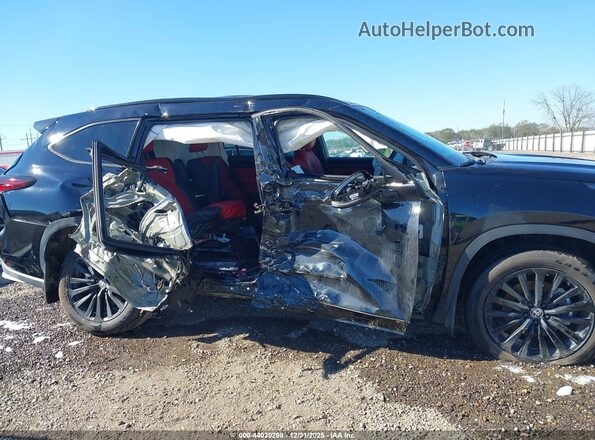 5TDKDRBH1SS582730 2025 TOYOTA HIGHLANDER Black Widok wnętrza z tyłu