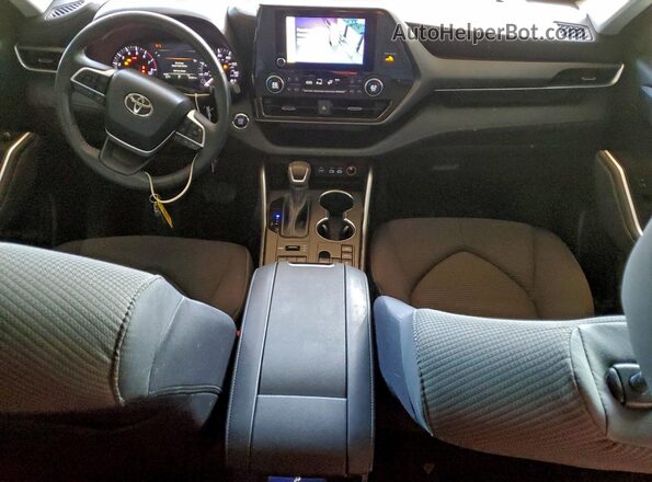 5TDKDRBH6PS043141 2023 TOYOTA HIGHLANDER Серебряный Вид панели приборов