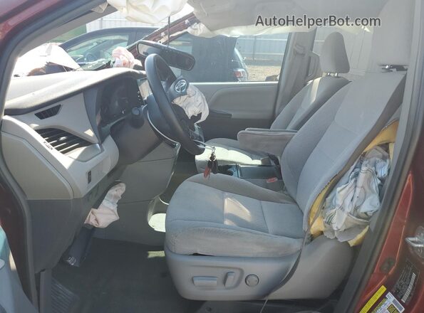 5TDKK3DC4GS706050 2016 TOYOTA LE Красный Вид салона спереди