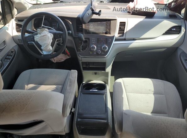 5TDKK3DC4GS706050 2016 TOYOTA LE Красный Вид панели приборов
