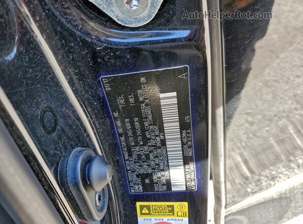 5TDKZRFH4HS509663 2017 TOYOTA HIGHLANDER Черный Вид наклейки с VIN-кодом