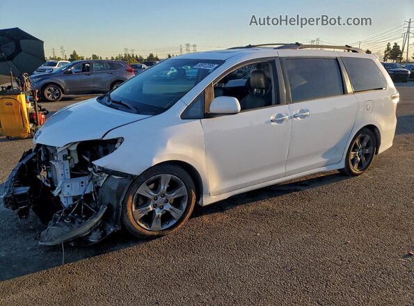 5TDXK3DC1GS722969 2016 TOYOTA SIENNA Белый Передняя левая четверть