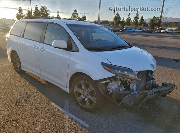 5TDXK3DC1GS722969 2016 TOYOTA SIENNA Белый Передняя правая четверть