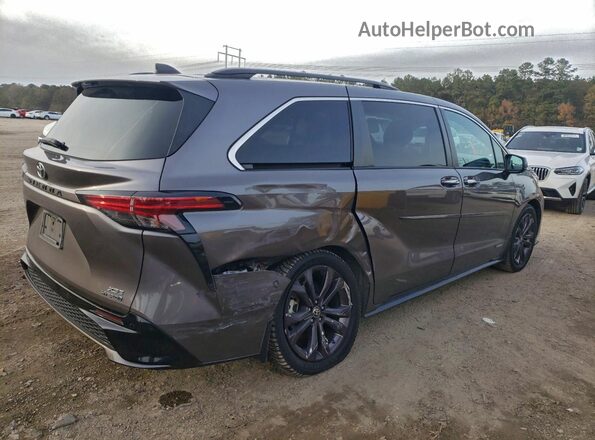 5TDXRKEC5MS048860 2021 TOYOTA SIENNA Серый Задняя правая четверть