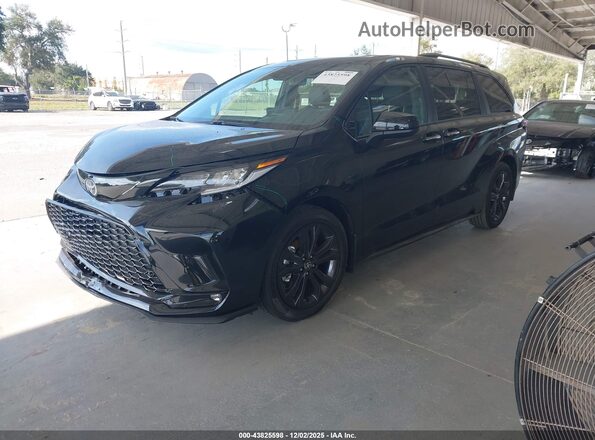 5TDXRKEC5SS285815 2025 TOYOTA SIENNA Черный Передняя левая четверть