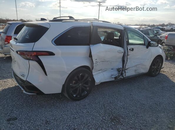 5TDXRKEC8NS093678 2022 TOYOTA SIENNA Белый Задняя правая четверть