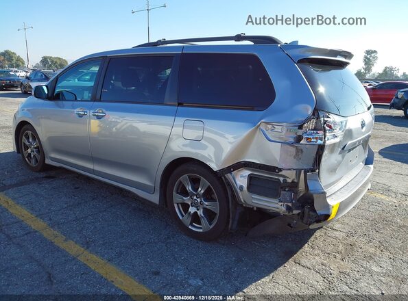 5TDXZ3DC1JS945788 2018 TOYOTA SIENNA Silver Задня ліва чверть