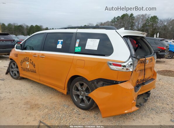 5TDXZ3DC2LS026210 2020 TOYOTA SIENNA Оранжевый Задняя левая четверть
