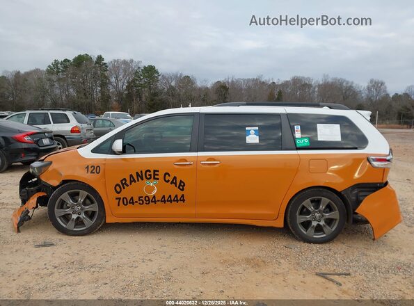 5TDXZ3DC2LS026210 2020 TOYOTA SIENNA Оранжевый Панорамный вид салона 360°