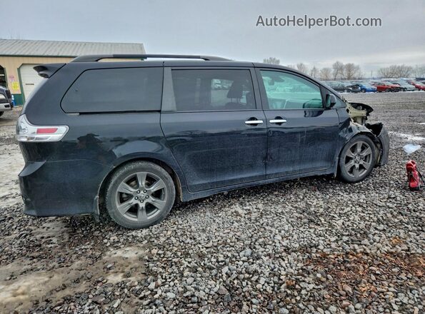 5TDXZ3DC9JS907113 2018 TOYOTA SIENNA Gray Задня права чверть