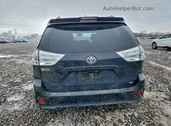 5TDXZ3DC9JS907113 2018 TOYOTA SIENNA Gray Вид ззаду