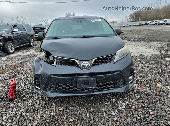 5TDXZ3DC9JS907113 2018 TOYOTA SIENNA Gray Вид спереду