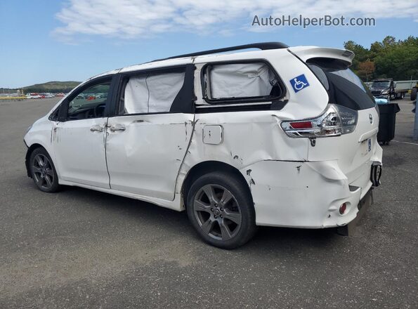 5TDXZ3DCXJS953016 2018 TOYOTA SIENNA White უკანა მარცხენა